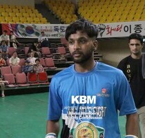정민호 TKO1R 마닌데르 싱 (KBM 국제전 라이트급 6R, 24/08/15 천안)